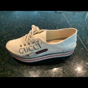 Gucci Platform Espadrille Sneaker! Size 41.5